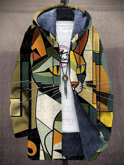 Lowanna | Luxuriöse, von der Kunst inspirierte Strickjacke