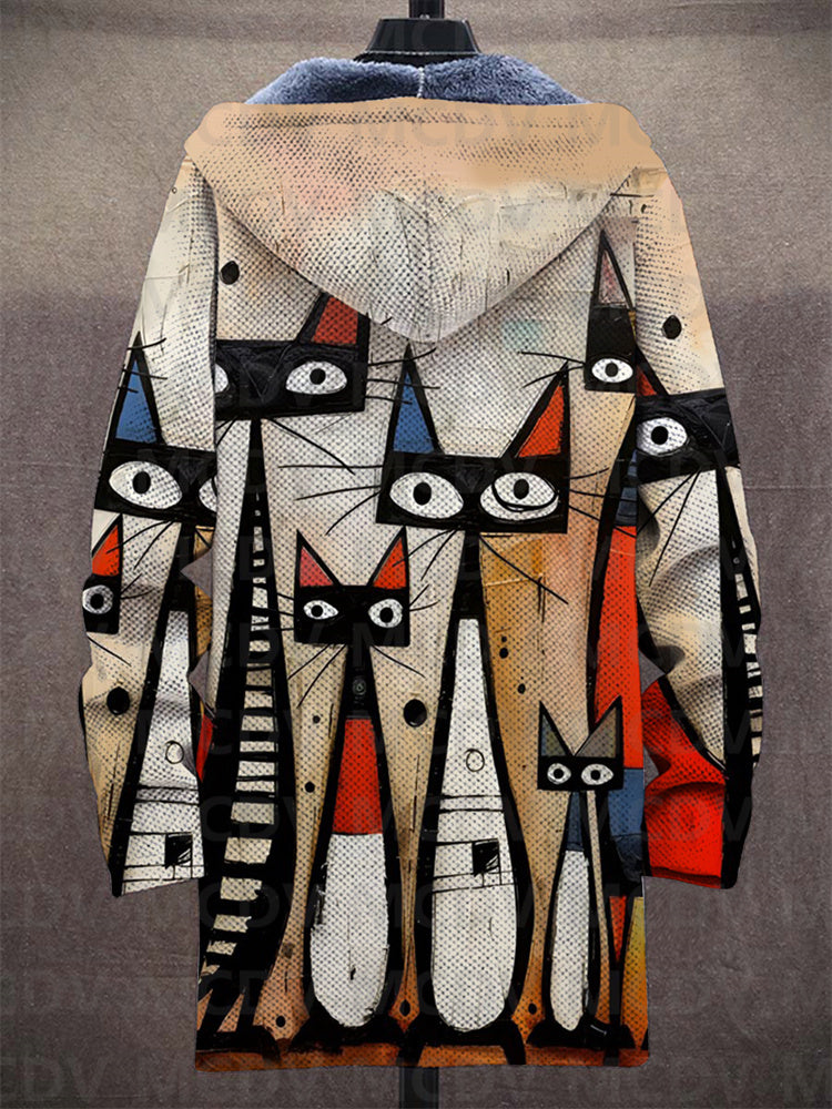 Lowanna | Luxuriöse, von der Kunst inspirierte Strickjacke