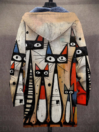 Lowanna | Luxuriöse, von der Kunst inspirierte Strickjacke