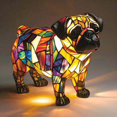 Leuchthund - handgefertigte Lampe, die Herzen erstrahlen lässt