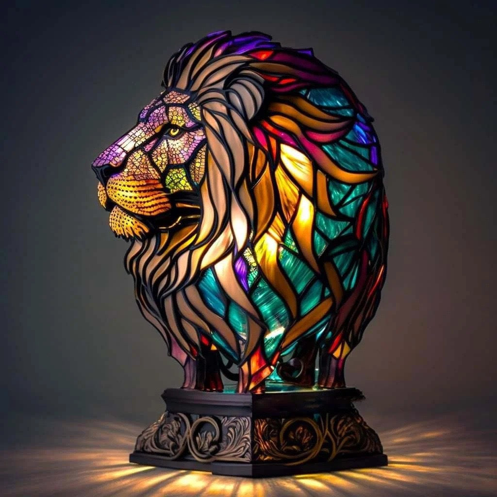Lampe in Form eines magischen Fantasietiers