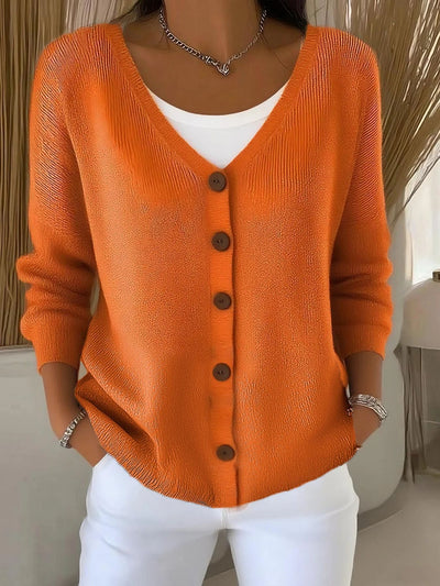 Ruth - V-Ausschnitt Strickpullover