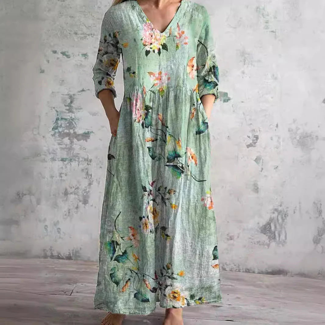 Fiona™ | Elegantes Blumenkleid