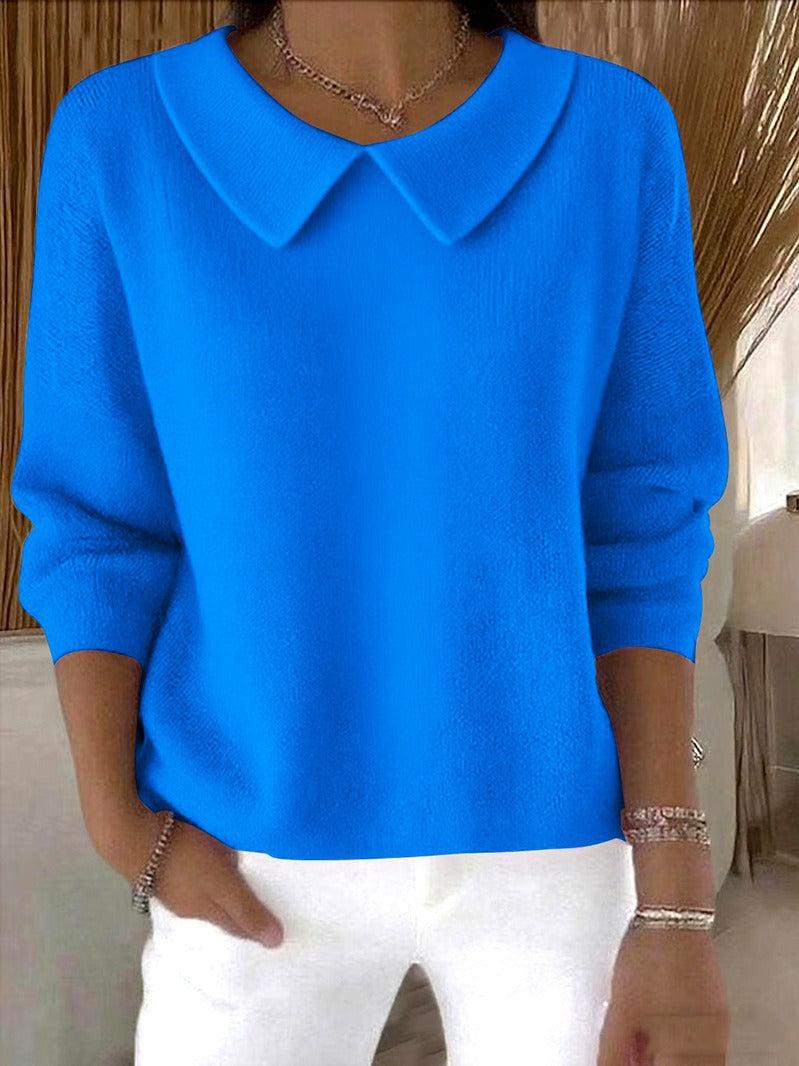 Flurina - Eleganter V-Ausschnitt-Sweater