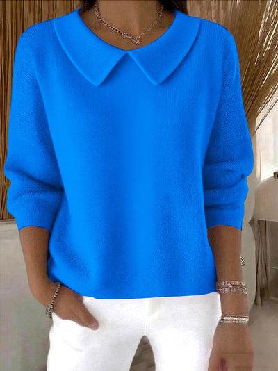 Flurina - Eleganter V-Ausschnitt-Sweater