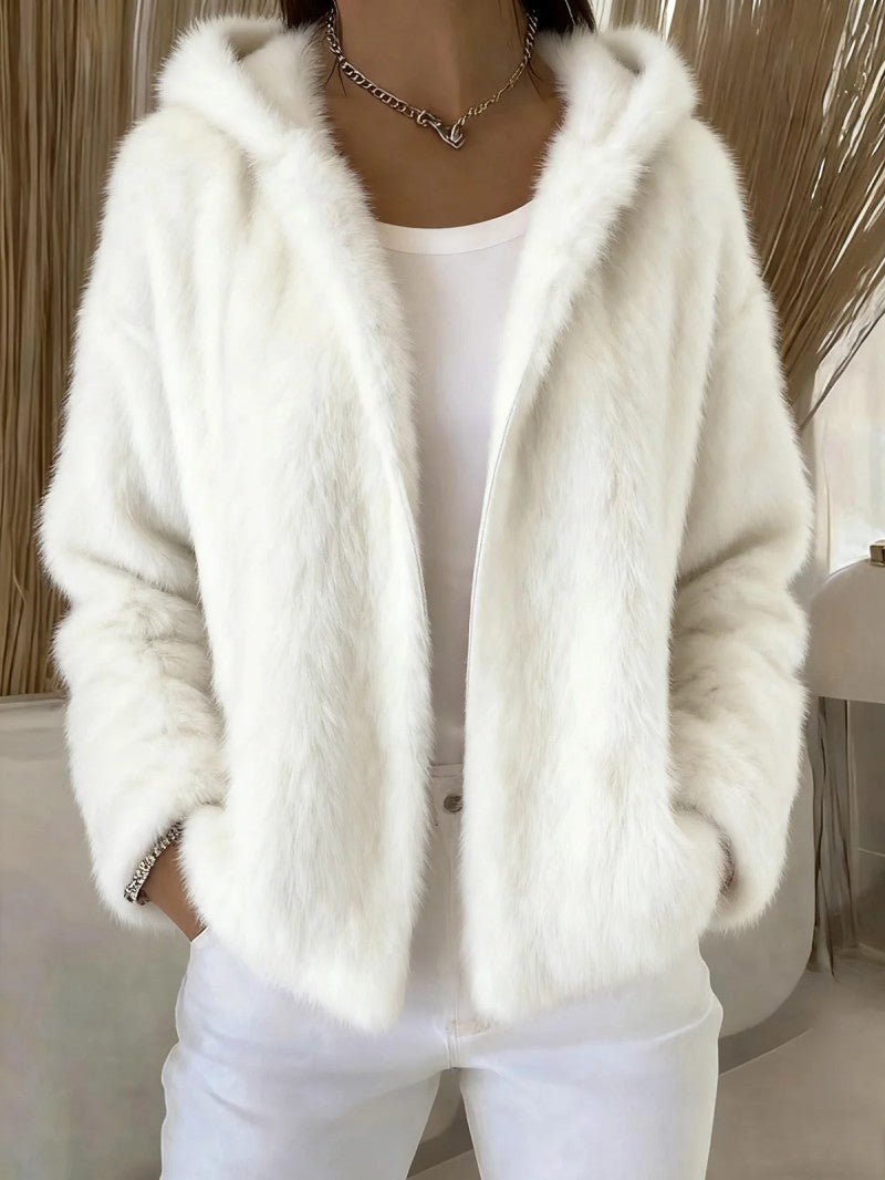 Stella - Winterjacke mit Kapuze und Reißverschluss im Freizeitstil