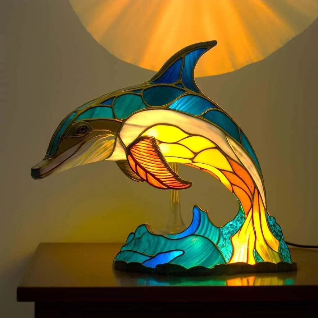 Lampe in Form eines magischen Fantasietiers