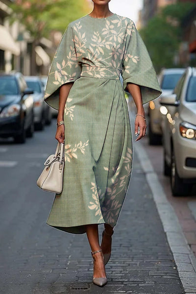 Moxlan | Elegantes Blumenkleid
