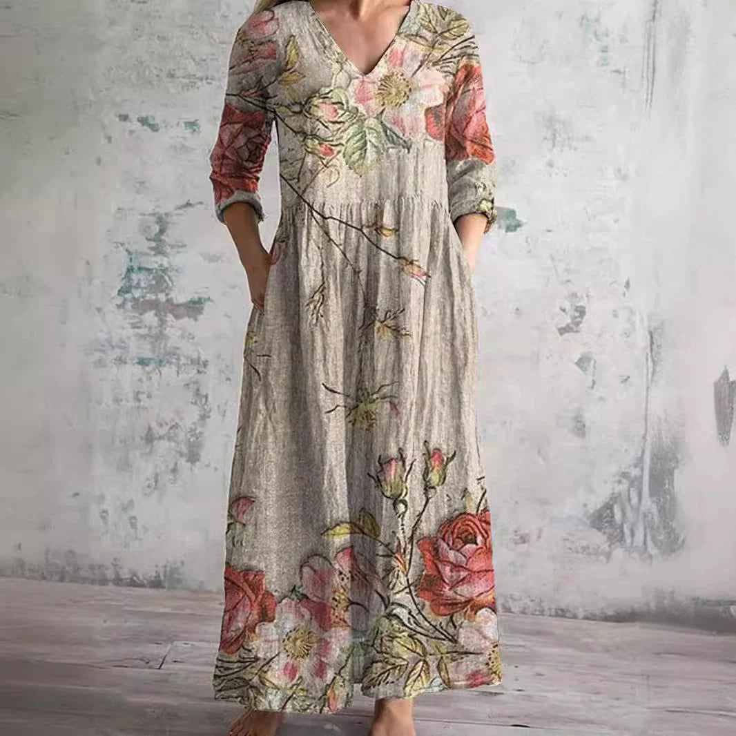Fiona™ | Elegantes Blumenkleid