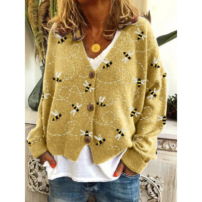 Barbara - Edler V-Ausschnitt-Cardigan