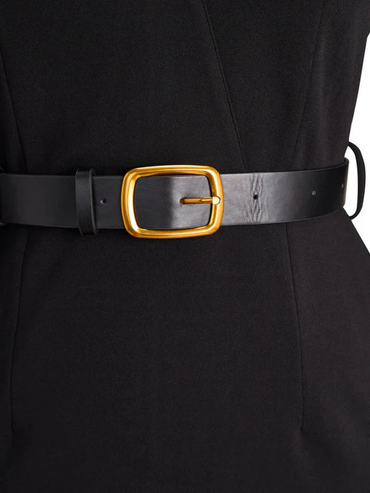 Trudi - Elegantes Kleid mit Gürtel