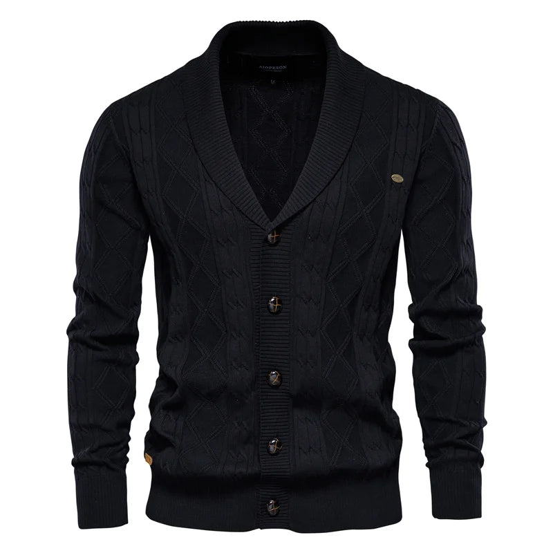 BAUMANN | Heren Cardigan met Knoopsluiting