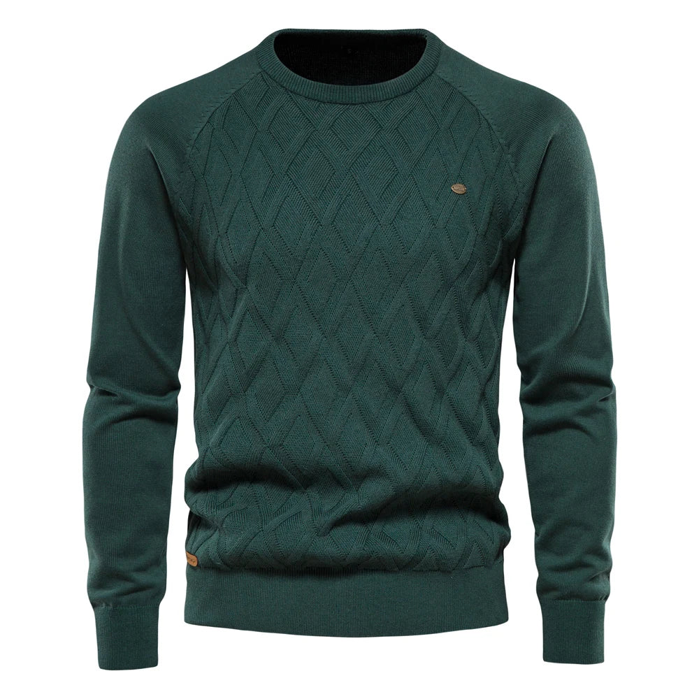 BAUMANN | Herren Pullover mit Karomuster