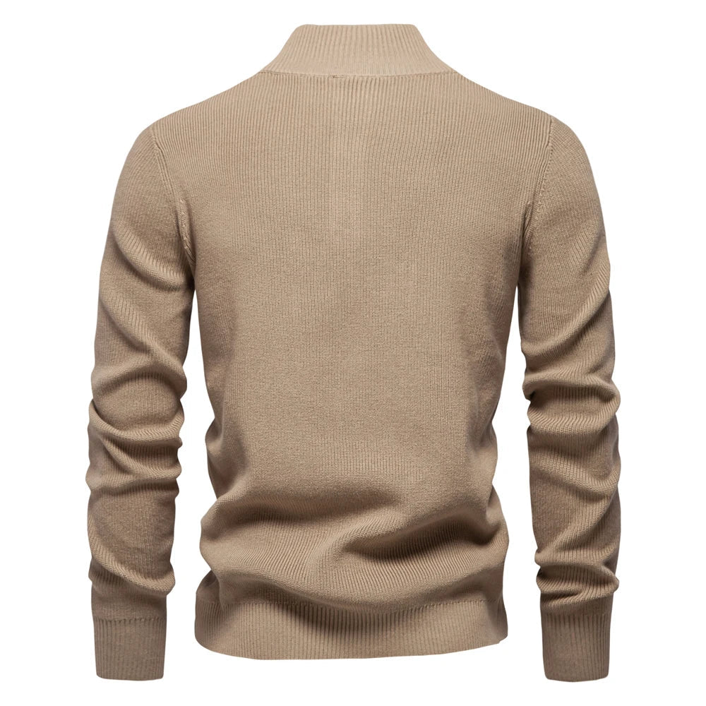BAUMANN | Herren Pullover mit Knopfleiste