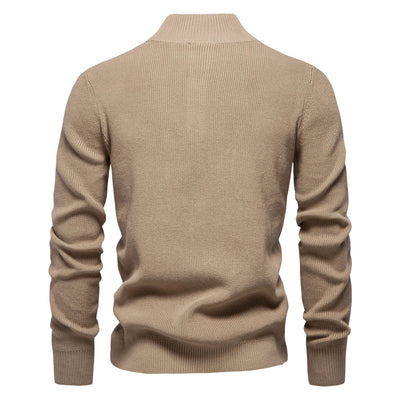 BAUMANN | Herren Pullover mit Knopfleiste