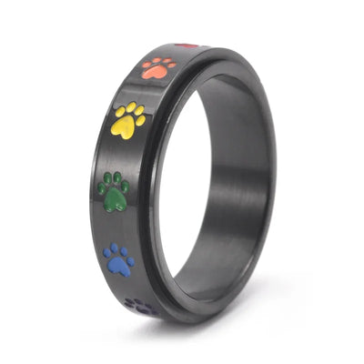 SPINNEREI STRESSABBAU PFOTE RING