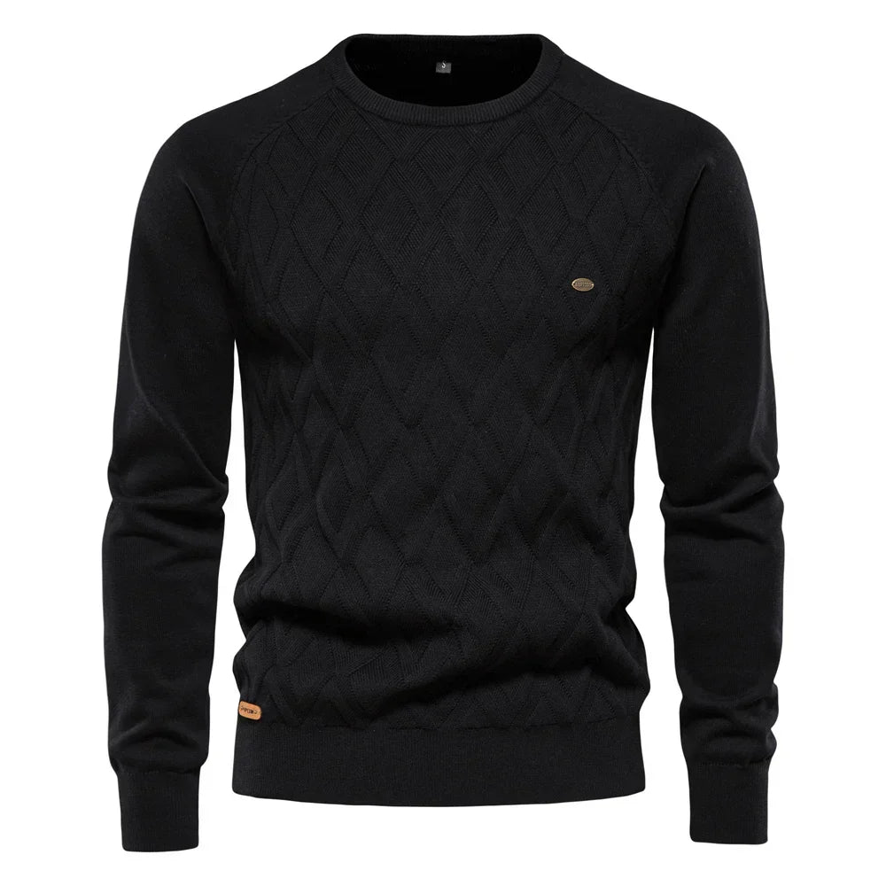 BAUMANN | Herren Pullover mit Karomuster