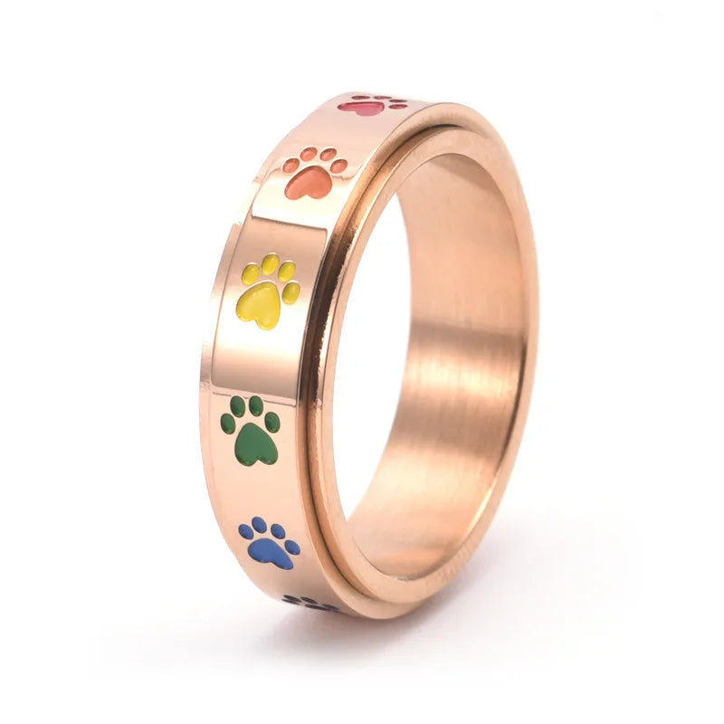 SPINNEREI STRESSABBAU PFOTE RING