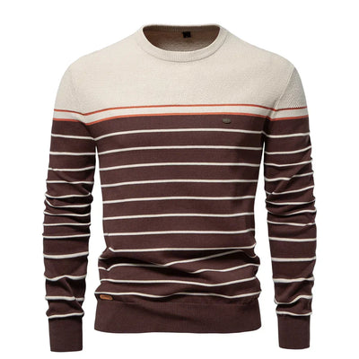 BAUMANN | Gestreifter Herren-Pullover