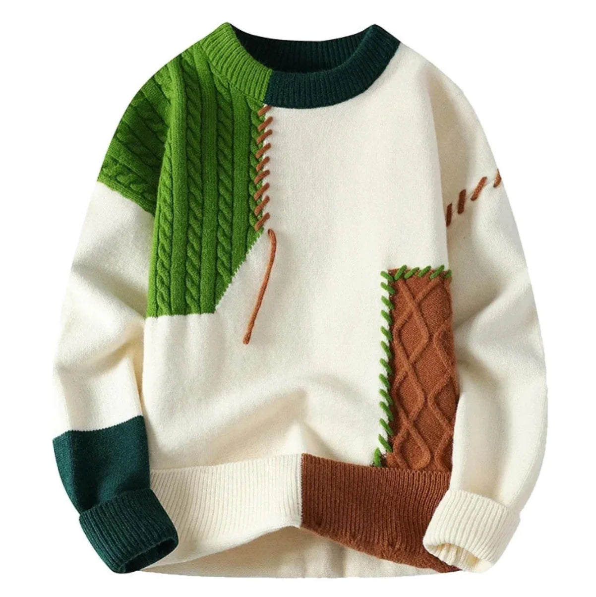 Alex | Patchwork-Pullover