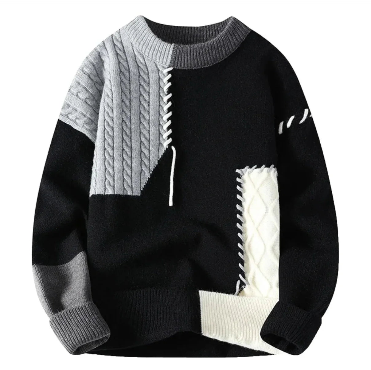 Alex | Patchwork-Pullover