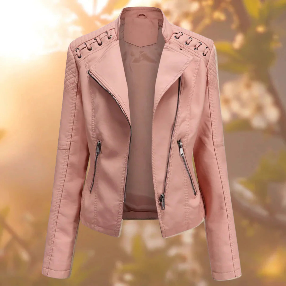 Katie™ | Zeitlos elegante Lederjacke