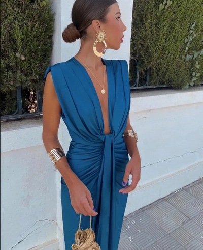 Moriah - Elegantes Plisseekleid