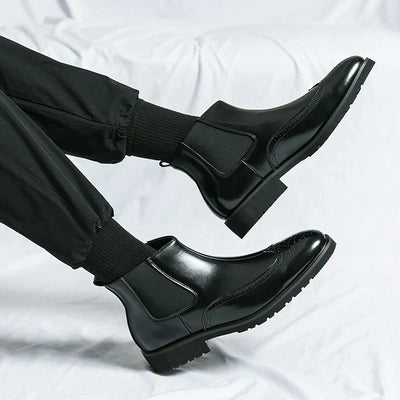 Dwight | Kunstläder Chelsea-Stiefel