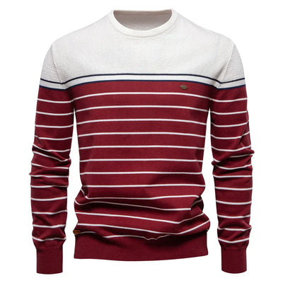 BAUMANN | Gestreifter Herren-Pullover