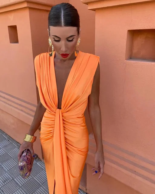 Moriah - Elegantes Plisseekleid