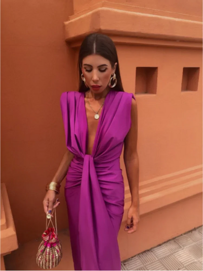 Moriah - Elegantes Plisseekleid
