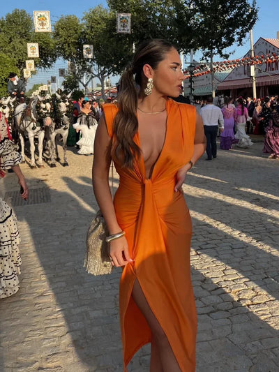 Moriah - Elegantes Plisseekleid