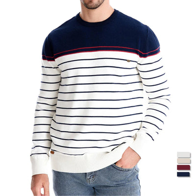 BAUMANN | Gestreifter Herren-Pullover