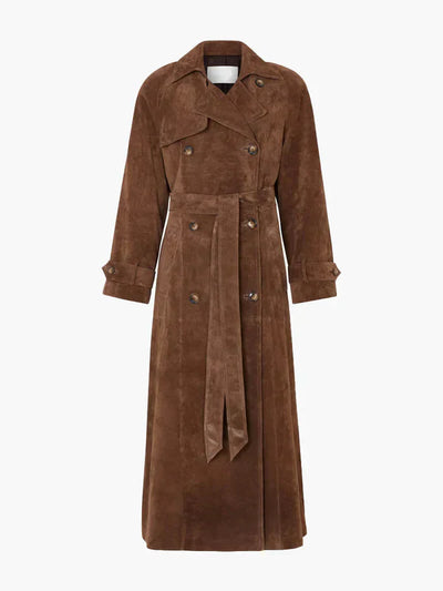 Cordula - Trenchcoat aus Wildleder