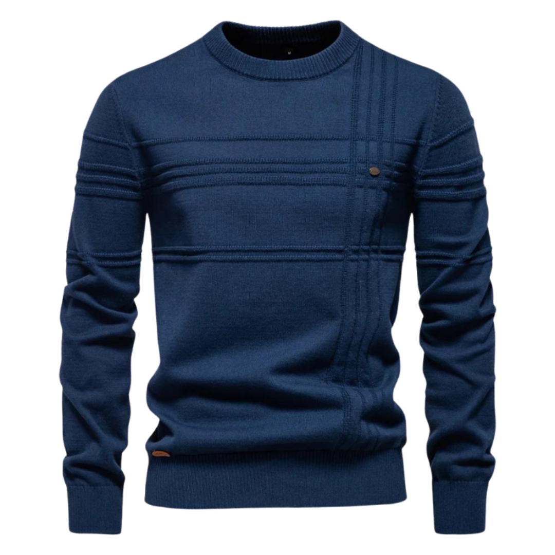 BAUMANN | Stylischer Herrenpullover mit Karomuster
