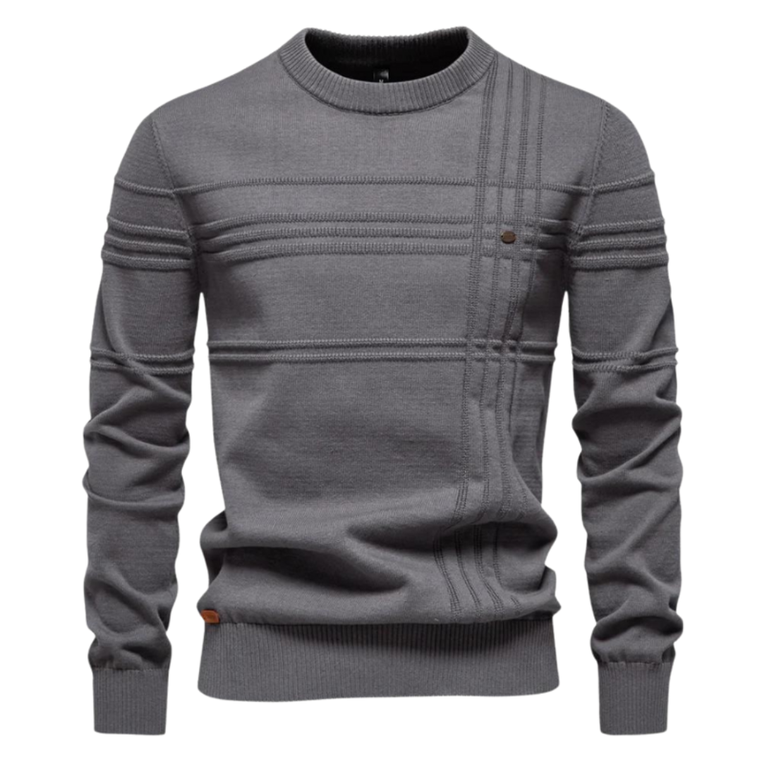 BAUMANN | Stylischer Herrenpullover mit Karomuster