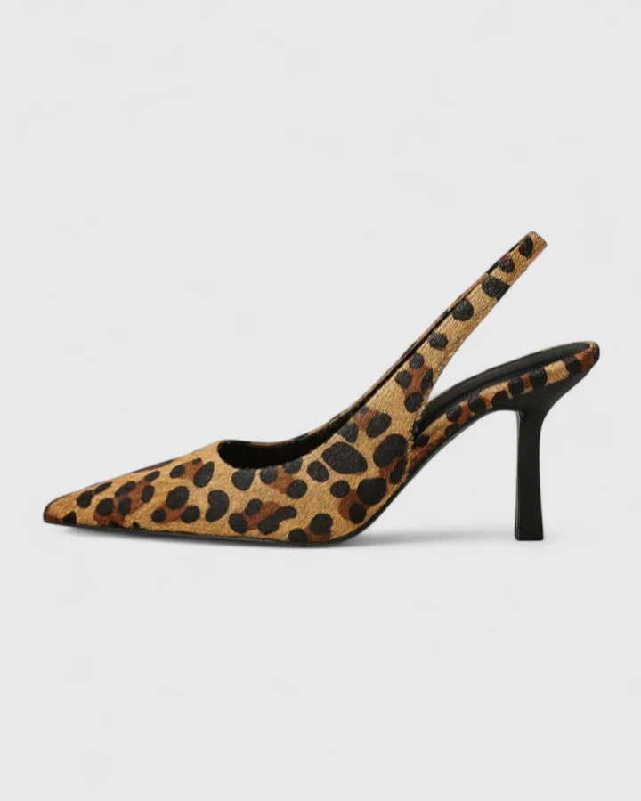 Ida - Elegante Absatzschuhe – Leoparden-Design