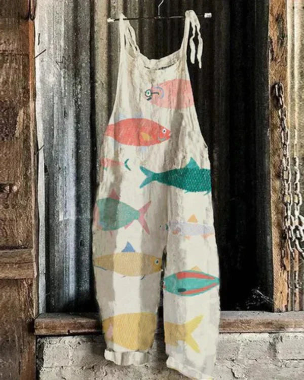 Marini™ | Japanisch-inspirierter Jumpsuit mit Sardinen