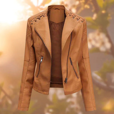 Katie™ | Zeitlos elegante Lederjacke