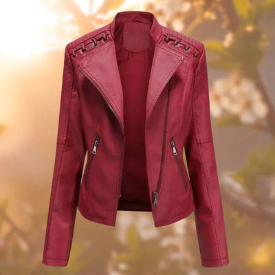 Katie™ | Zeitlos elegante Lederjacke