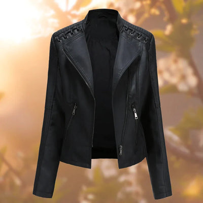 Katie™ | Zeitlos elegante Lederjacke