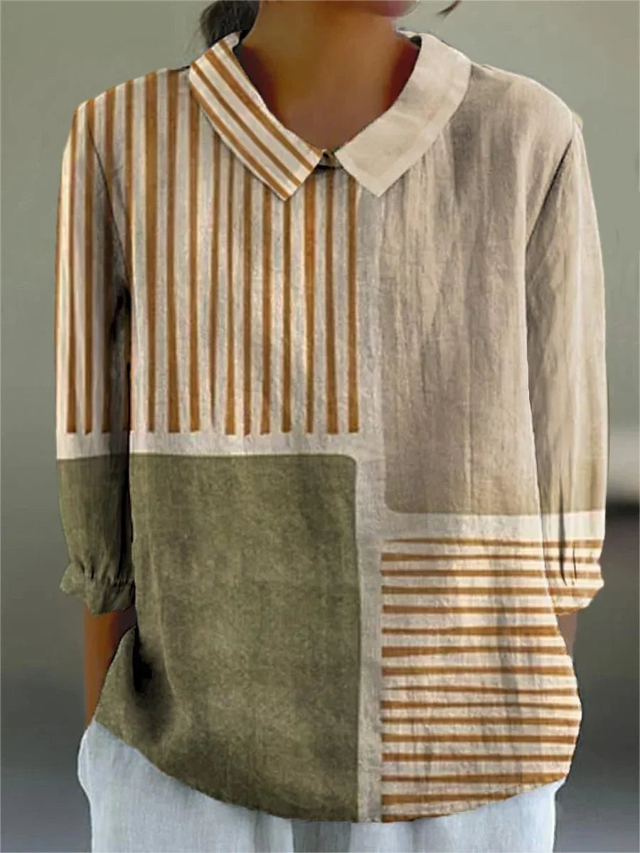 Elle | Vintage Bunte Bluse
