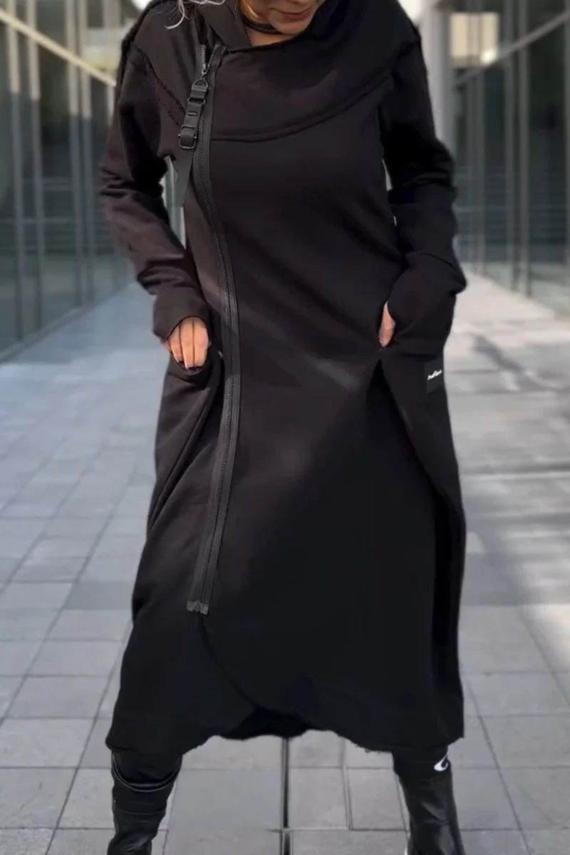 Ginevra - Damen Strickkleid mit langen Ärmeln