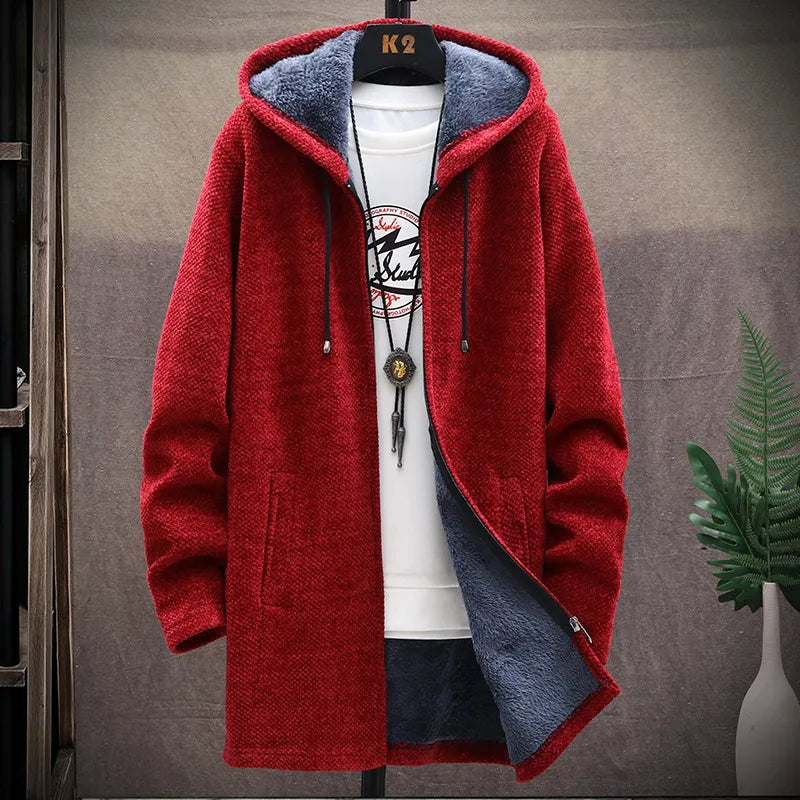 Martin - Plüsch-Strickjacke für Herren