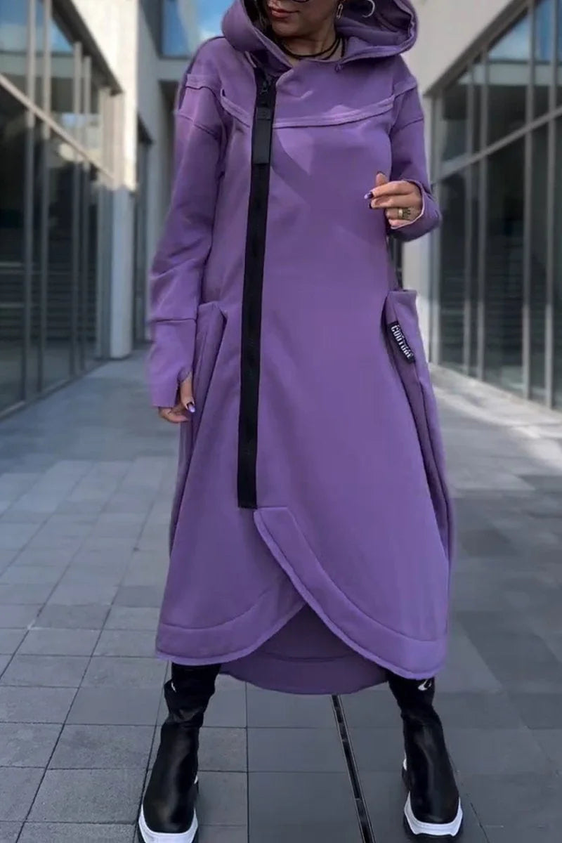 Ginevra - Damen Strickkleid mit langen Ärmeln