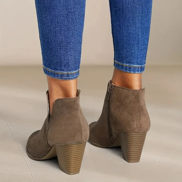 ALEXE™ | DAMEN STIEFELETTEN MIT DICKEM ABSATZ