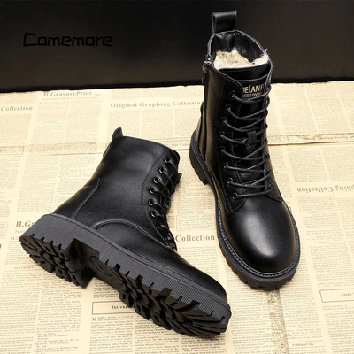 Julia™ | Elegante Stiefel aus schwarzem Leder