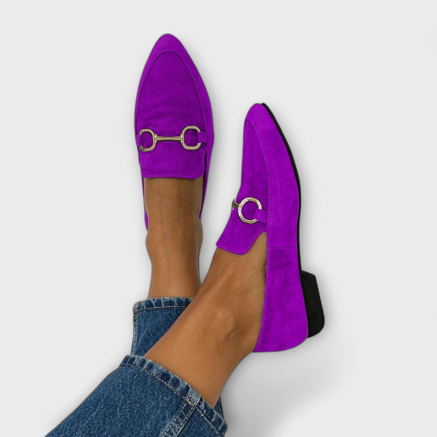Kaia - Spitz zulaufende Schlupf-Ballerinas