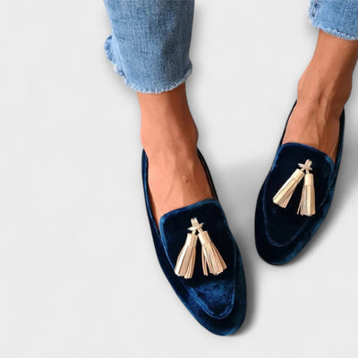 Quinnlyn - Vintage-inspirierte Loafers mit Quasten