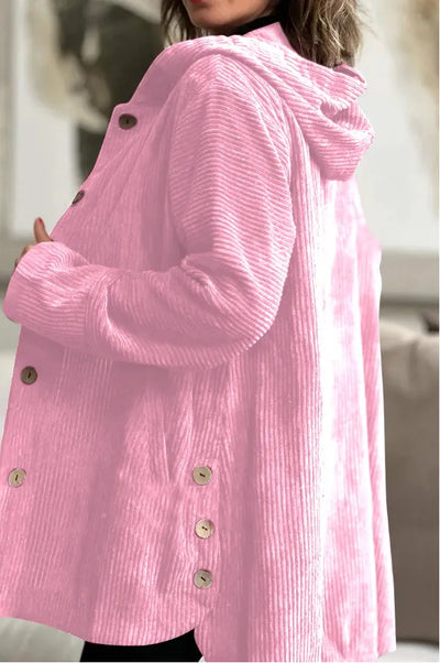 Christine - Gemütliche Cordjacke mit Kapuze